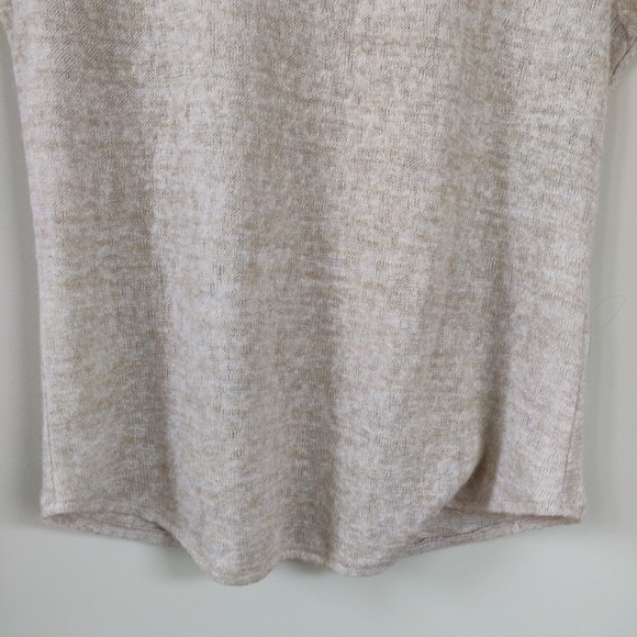 Spanner Beige Short-Sleeved Top with Gold Thread XS - Picture 6 of 9